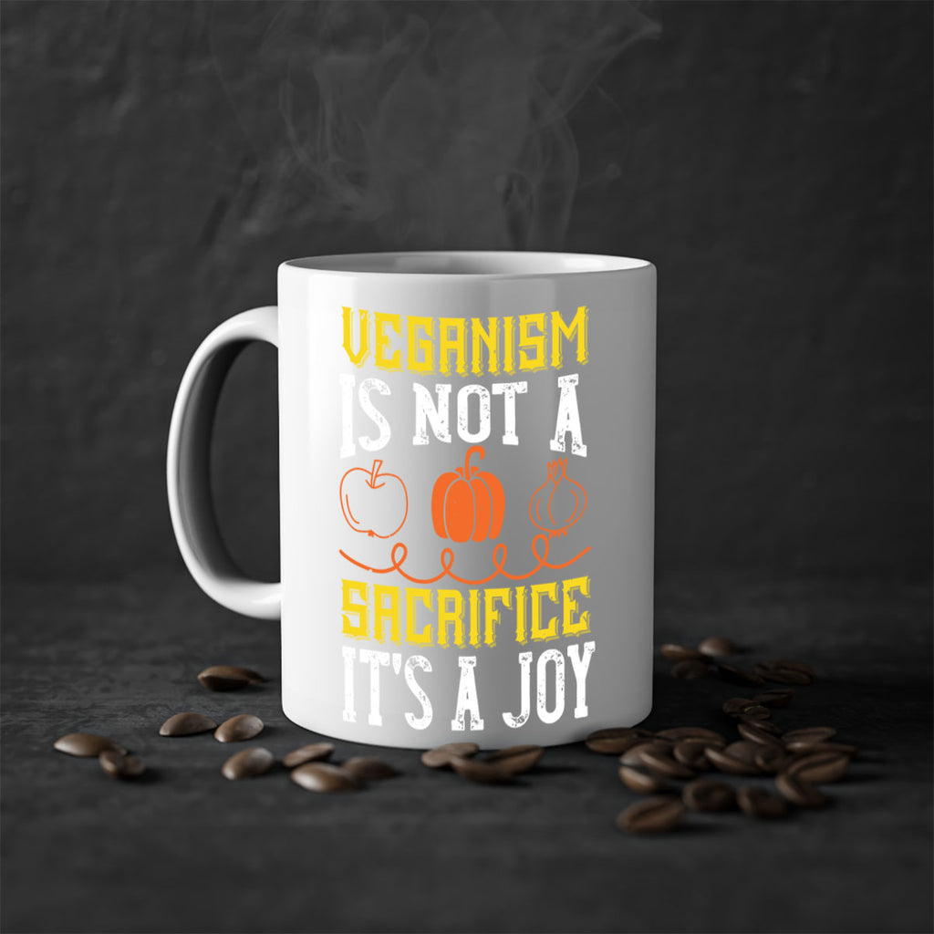 veganism is not a sacrificeits a joy 17#- vegan-Mug / Coffee Cup
