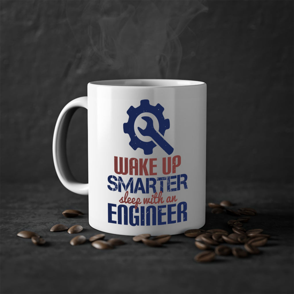 wake up smarter sleep with an engineer Style 31#- engineer-Mug / Coffee Cup