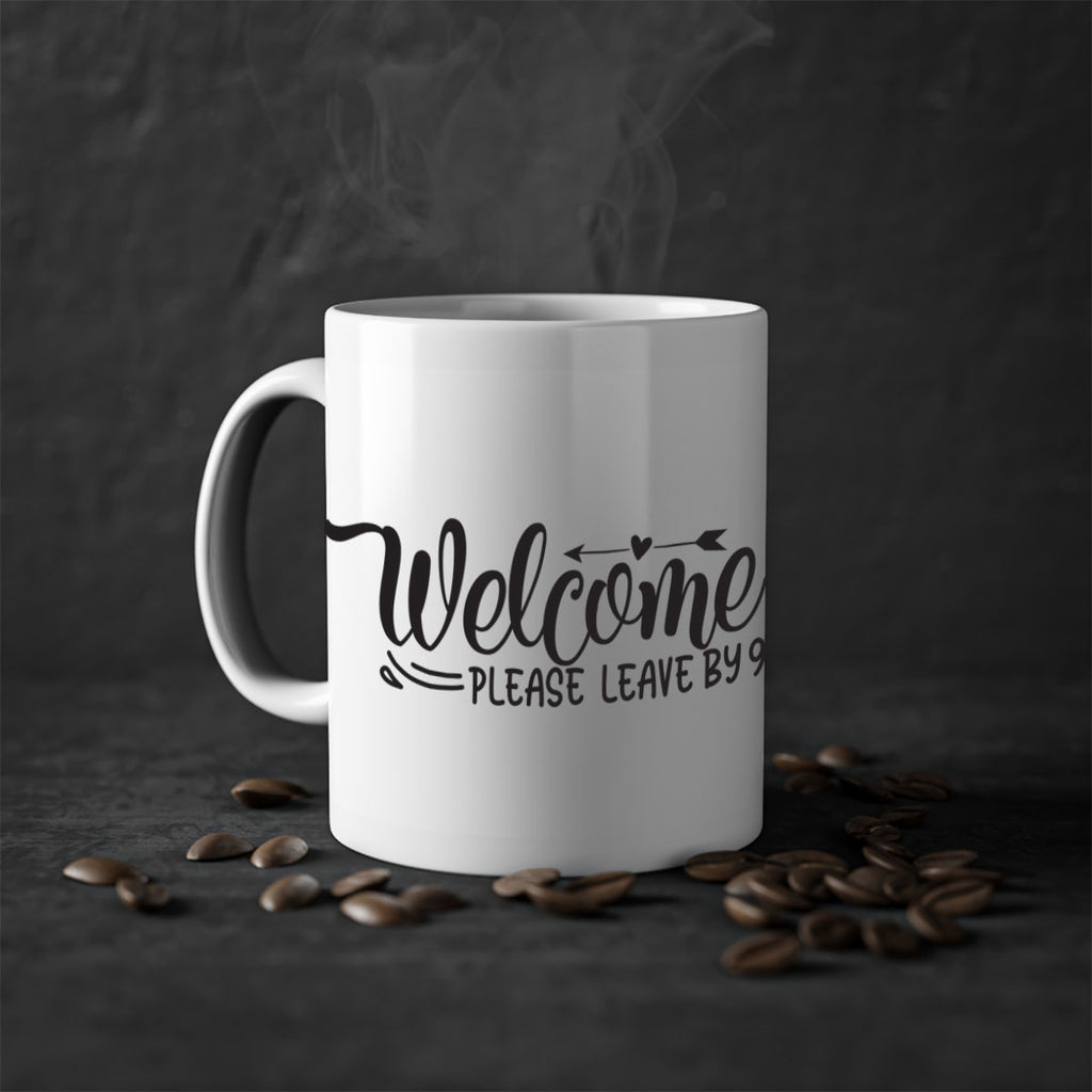 welcome please leave by 48#- home-Mug / Coffee Cup