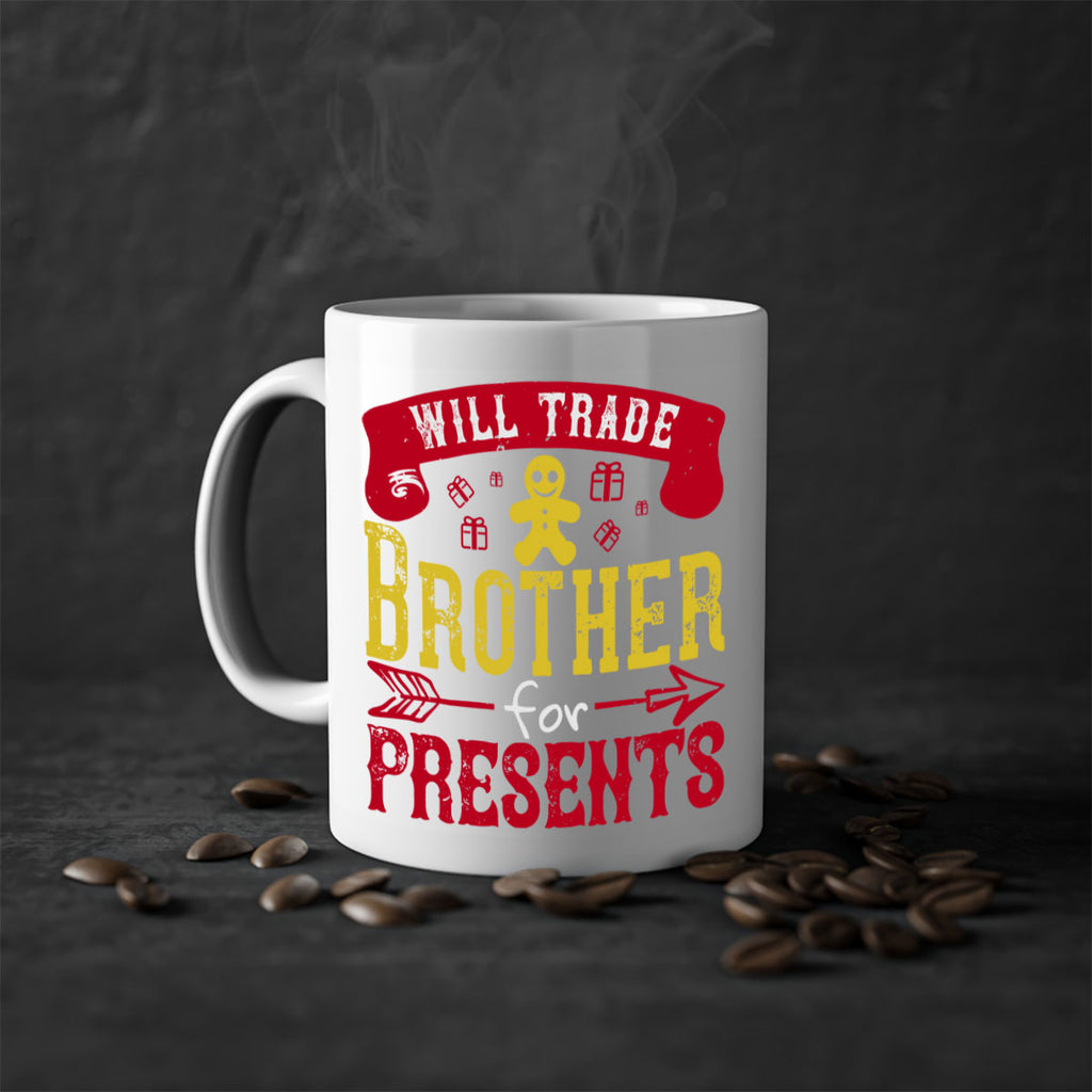 will trade brother for presents 345#- christmas-Mug / Coffee Cup
