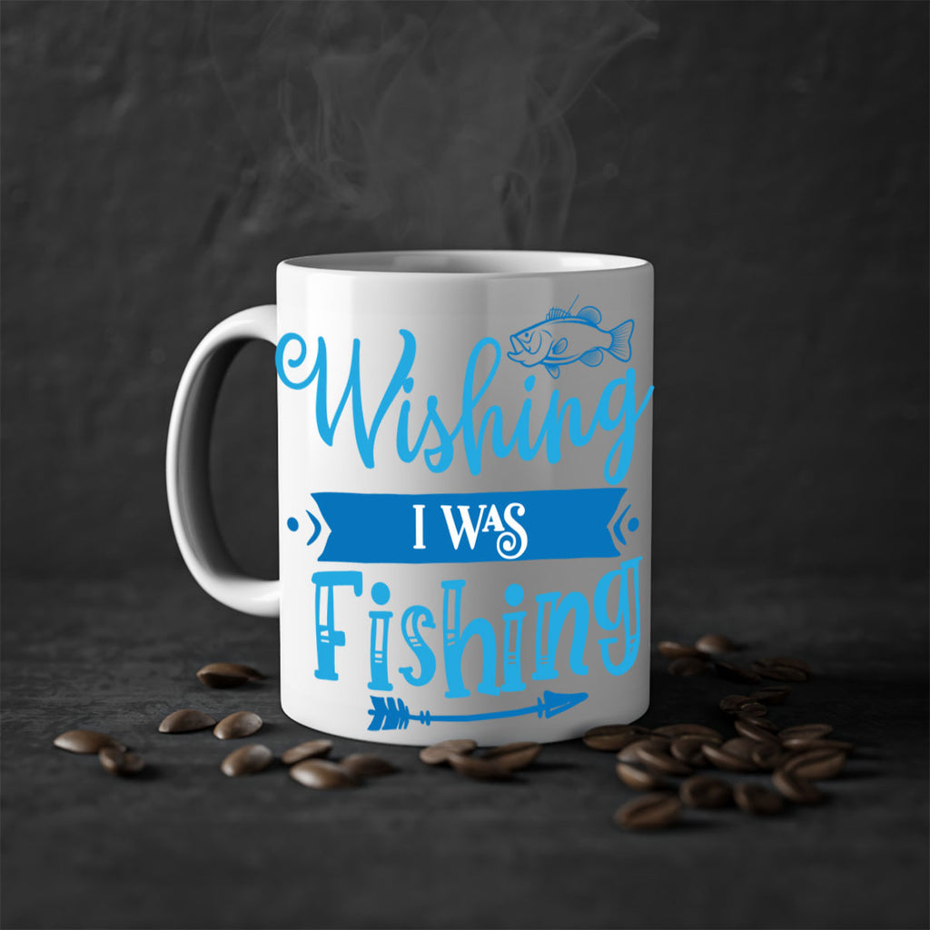 wishing i was fishing 189#- fishing-Mug / Coffee Cup