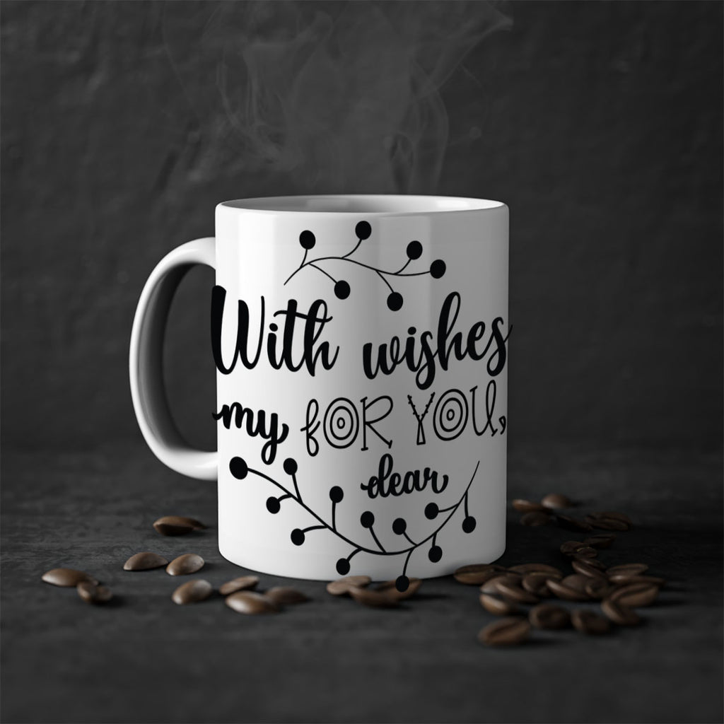 with wishes for you, my dear style 1245#- christmas-Mug / Coffee Cup