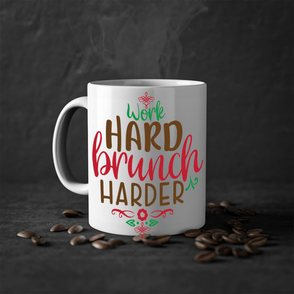 work hard brunch harder 1#- christmas-Mug / Coffee Cup