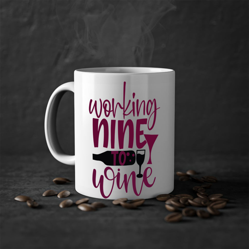 working nine to wine 142#- wine-Mug / Coffee Cup